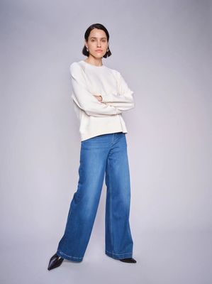 MOS MOSH MMDara Deluxe Jeans MID BLUE