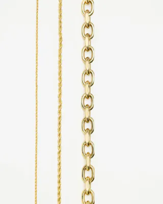 BY TIMO The Thin Necklace Gold
