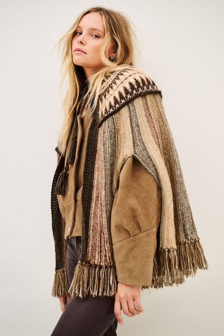 Hovedbilde BA&SH Central Poncho Prato ...