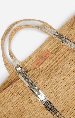 RAFFIA M CABAS TOTE HAND CARRY BAG