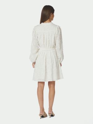NEO NOIR MONNIE EMBROIDERY DRESS
