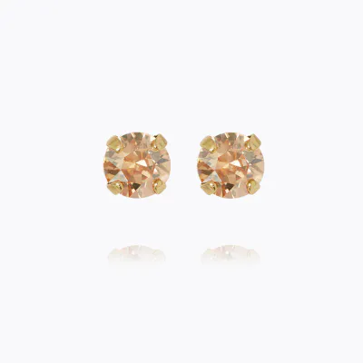 CAROLINE SVEDBOM Mini Stud Earrings / Golden Shadow
