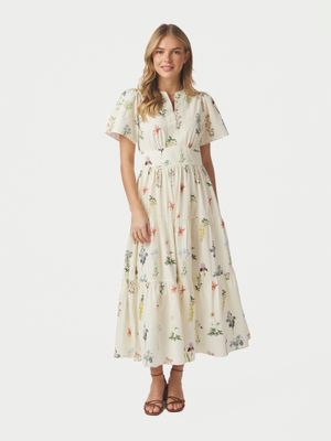 NEO NOIR GARDENA FLOWER RANK DRESS
