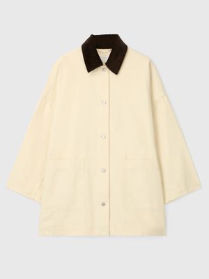FWSS Oversized Canvas Jacket Panna Cotta
