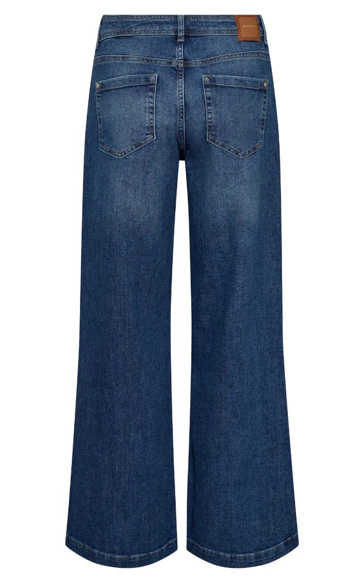 MOS MOSH Dara Deco Jeans, Mid Blue