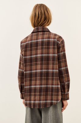BA&SH Central Chemise Roxea Cacao 