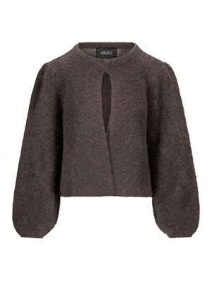 ELLA&IL Amelia Chunky Cardigan Dark Brown 