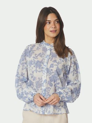 NEO NOIR ODA FLOWER SPRING SHIRT  