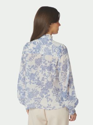 NEO NOIR ODA FLOWER SPRING SHIRT  