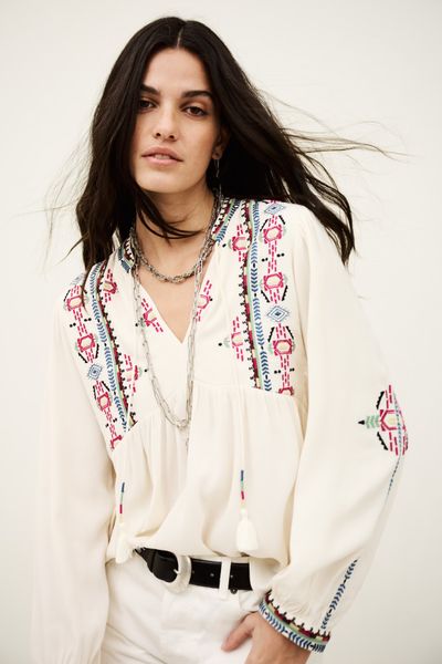 Hovedbilde BA&SH blouse tilt ecru