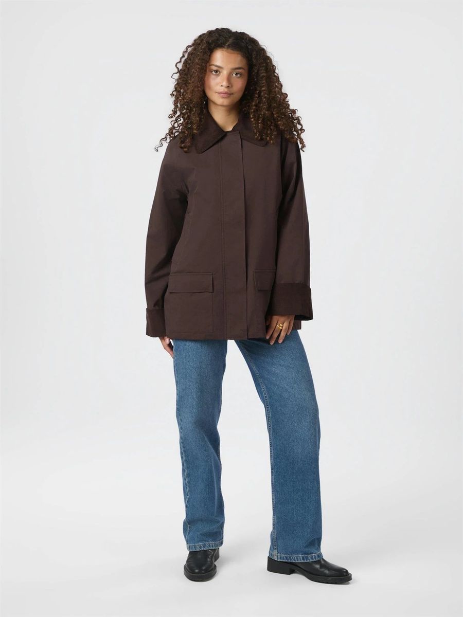 NEO N OIR ANASTACIA CORD JACKET BROWN