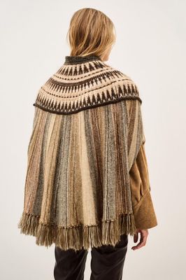BA&SH Central Poncho Prato Ebene 