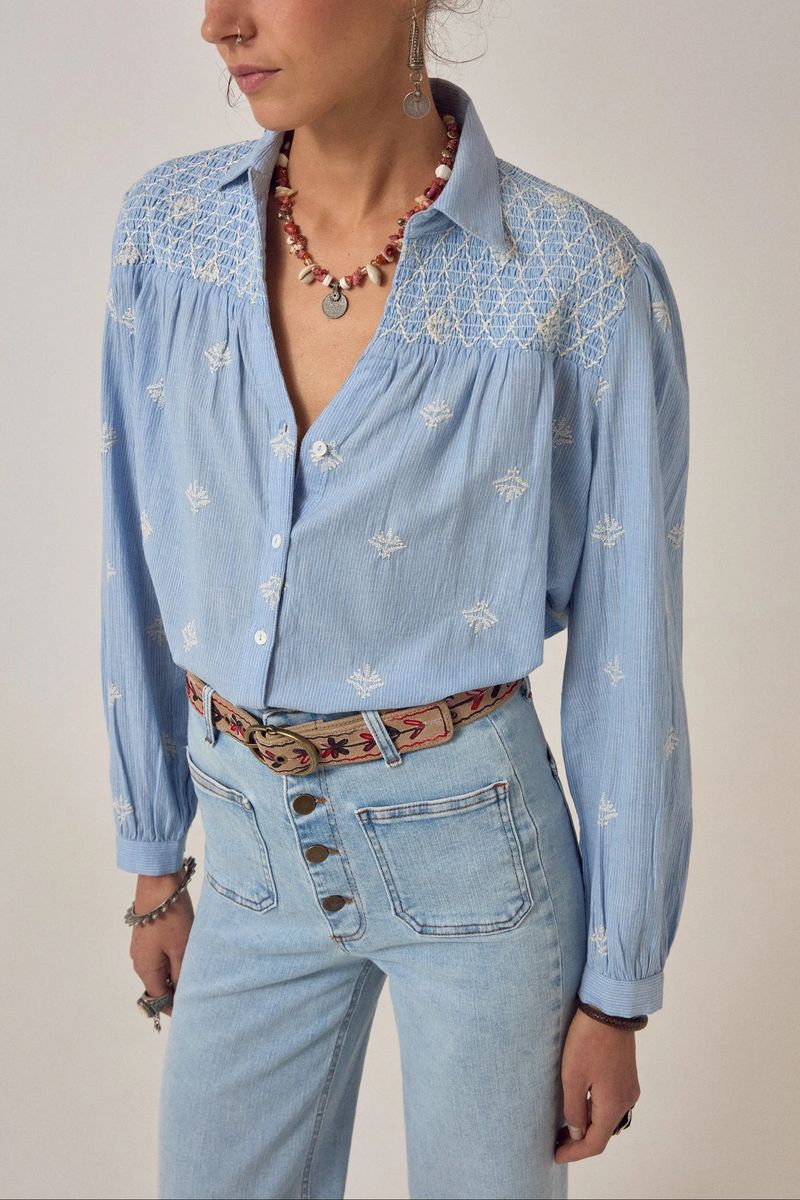 MAISON HOTEL SUNNY JAMES SHIRT SKY BLUE 