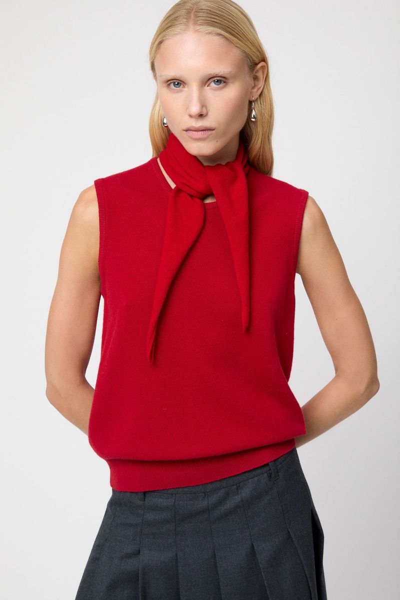 FWSS Classic Wool Tank Crimson