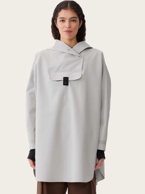BLÆST BERGEN PONCHO MIST GREY