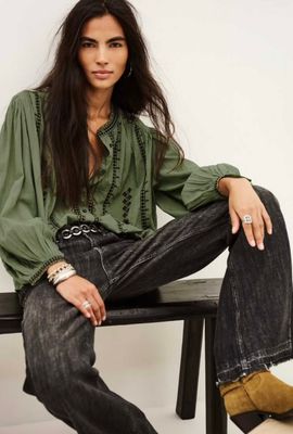 BA&SH Chemise Mona Amande Blouse 