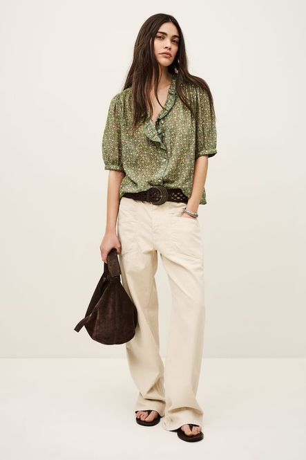Hovedbilde BA&SH Chemise Physalys Vert