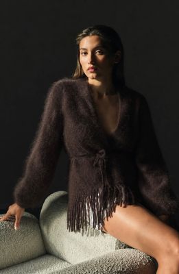ELLA&IL Fidele Chunky Cardigan Dark Brown 