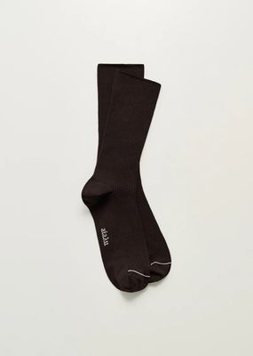 AIAYU  Cotton rib chocolate