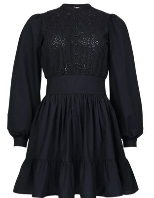 By Timo Winter Cotton Mini Dress Black 