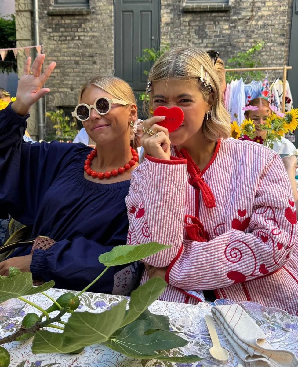 SISSEL EDELBO PENNY JACKET  RED STRIPES